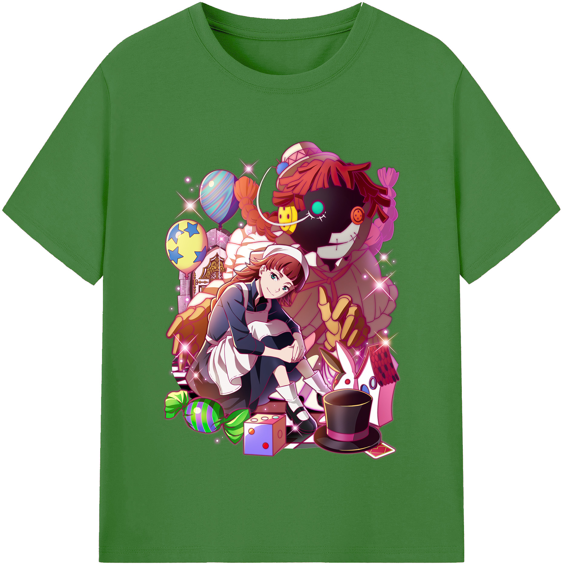 （画像用） 文豪ストレイドッグス Bungo Stray Dogs レディースカジュアルプリントTシャツ（綿100％）